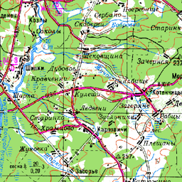 Карта скважин: Московская область - Сергиево-Посадский городской округ - деревня Жучки