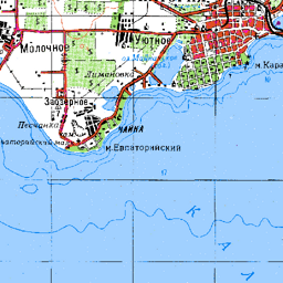 Озера евпатории на карте Евпаторийский мыс на карте