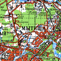 Институтская ул. (Мытищи) на карте