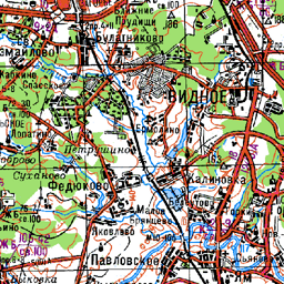 Центральная ул. (Видное) на карте