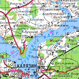 Калязин на карте