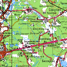 Карта бисерово московской области