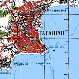 Старые карты Таганрога