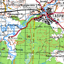 Гаврилов-Ям на карте