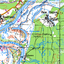 Кура озеро на карте