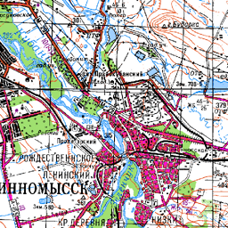 Невинномысск на карте