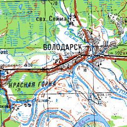 Володарск сейма карта