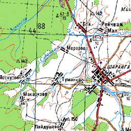 Карта осадков шаранга нижегородской области