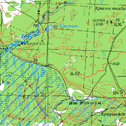 Озеро светлое на карте