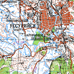 Где находится Уссурийск на карте России показать