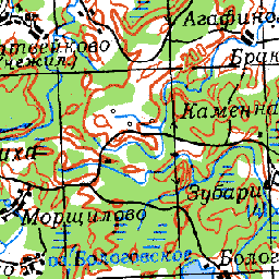 Бологое на карте
