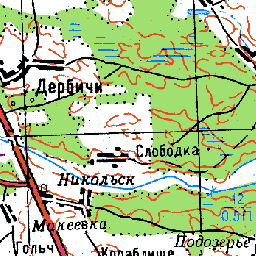 Раков Лог на карте