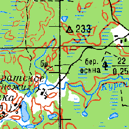 Братская на карте