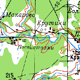 Крутики на карте
