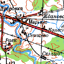 Марьино на карте