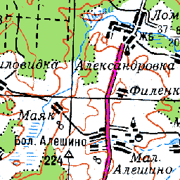 Маяк на карте