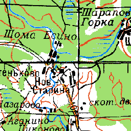 Шарапово на карте