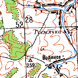 Курск гремячка карта