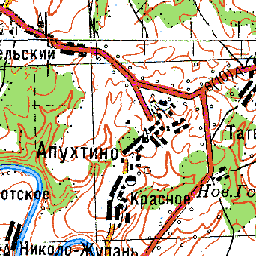 Карта урочищ тульской области