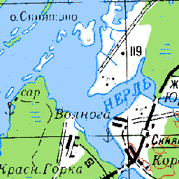 Карта скнятино тверская область