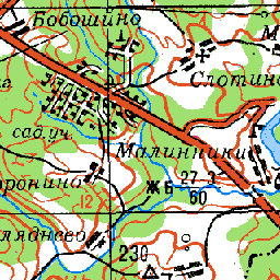 Слабнево сергиево посадский район карта