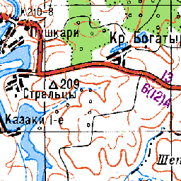 Карта урочищ тульской области