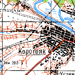 Карта коротояк воронежская область острогожский район