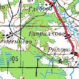 Гаврилково красногорский район карта