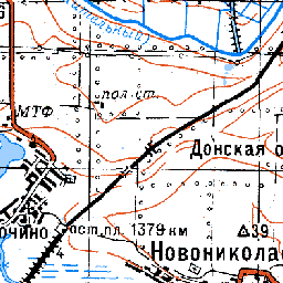 Карта высочино азовского района