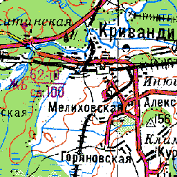 Кривандино на карте