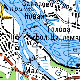 Цигломень архангельск карта