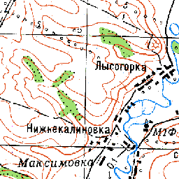 Карта кашарского района