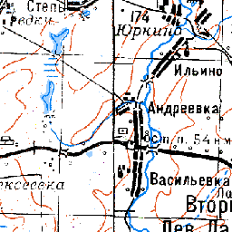 Степь на карте