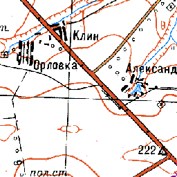 Орловка на карте