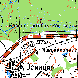 Карта осиново зеленодольский район