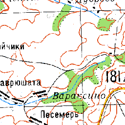 Карта лебяжского района