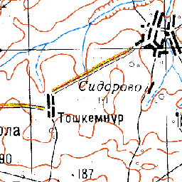 Карта параньгинского района