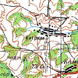 Кама на карте