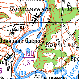 Крутики на карте