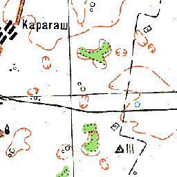 Карагаш на карте