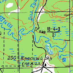 Карта красный яр омская область