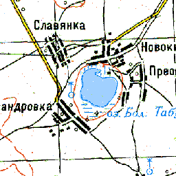 Преображенка на карте