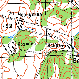 Искра на карте
