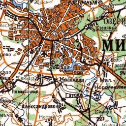 Минск на карте Минск на карте