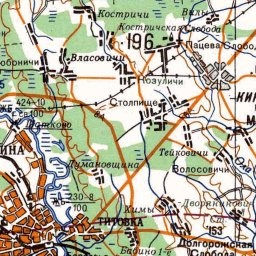 Крапивка на карте