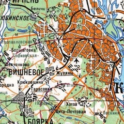 Киев на карте