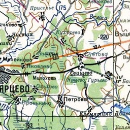 Крапивка на карте