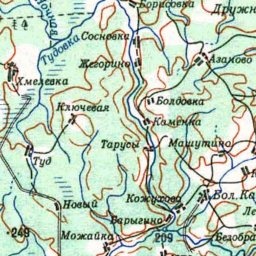 Крапивка на карте