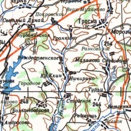 Крапивка на карте