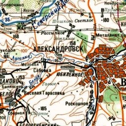 Луганск на карте Луганск на карте